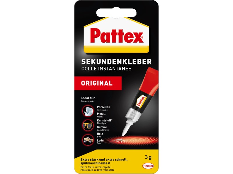 Pattex Colle Ultra Gel instantanée tout usage en tube 3 g