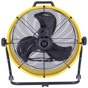 Ventilateur industriel Stanley® Ø 51 cm, jaune/noir, avec trois vitesses.