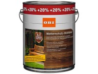 OBI Wetterschutz Holzlasur 2in1 Teak 5 l