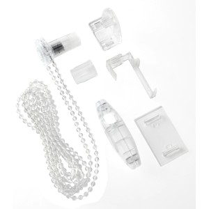 Gardinia Design-Set pour store enrouleur EasyFix Transparent : Kit de conversion avec accessoires de montage.