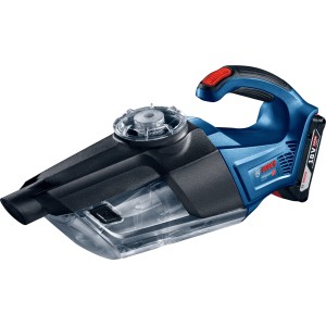 Aspirateur à main sans fil Bosch Professional GAS 18 V-1 Solo, bleu-noir, sans batterie.