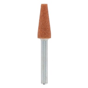 Punta abrasiva in corindone Dremel 953, 6,4 mm per affilare e levigare con miniutensili.