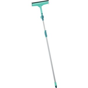 Leifheit Lavavetri 3in1 con manico telescopico, turchese e argento.