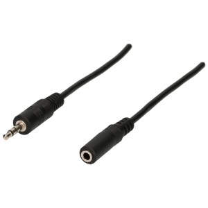 Cavo di prolunga audio stereo bianco Schwaiger, 5 m. Accessorio audio per cuffie.