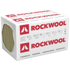 Panneau de séparation Rockwool Sonorock, 80mm, emballé. Isolation en fibre minérale pour l'insonorisation.