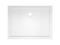 Baliv Duschwanne DW-120.80E Acryl in Steinoptik Weiss (BxT) 120 x 90 cm Baliv Duschwanne DW-120.80E Acryl in Steinoptik Weiss (BxT) 120 x 90 cm