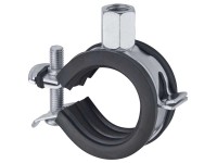 Universal-Rohrschelle isoliert verzinkt 3/4