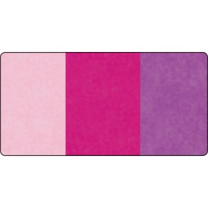 Glorex Blumenseide: Halbtransparentes Seidenpapier in Rosa, Pink und Violett für Basteln und Deko.