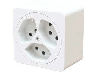 AP-Steckdose maxONE 3 x T13 / 1S / 10 A / 250 V AP-Steckdose maxONE 3 x T13 / 1S / 10 A / 250 V