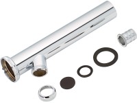 Verstellrohr Höhenausgleichsstück verchromt 38,9 mm (G 1 1/4)