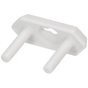 Cache-prise blanc avec clé, lot de 5 pièces pour la sécurité des enfants.