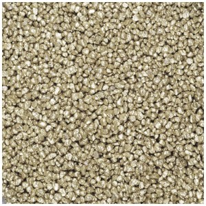 Granulato decorativo oro bianco, 2-3 mm, ideale per vasi, ciotole e progetti di bricolage.