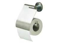 Boston Toilettenpapierhalter mit Deckel Edelstahl gebürstet