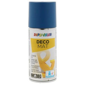 Vernice spray Dupli-Color Deco RAL 5010 blu genziana opaco, bomboletta da 150ml.