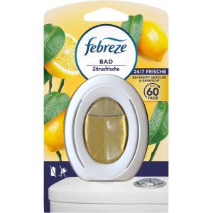 Febreze Désodorisant Salle de Bain Fraîcheur Agrumes pour une fraîcheur jusqu'à 60 jours.