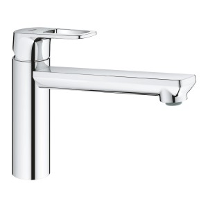 Miscelatore monocomando per lavello Grohe QuickFix Start Loop DN 15 con bocca media, cromo.