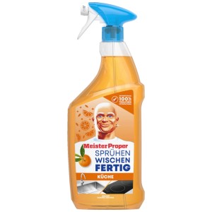 Meister Proper Dégraissant Orange en spray, 800ml, pour cuisine et surfaces.