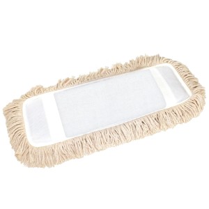 Housse de rechange Peggy Perfect Pro Humide 40 cm, beige à franges pour balai, haute absorption.