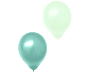 Palloncini 30cm Metallizzati verde menta