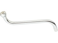 LUX-TOOLS S-Auslauf Messing verchromt 18,6 mm (G 1/2) x 200 mm