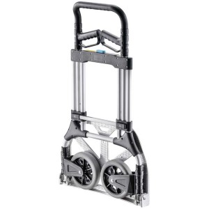 Diable de transport Technocraft en aluminium, charge max. 200 kg, plié.
