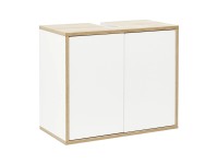 Fackelmann Waschbecken-Unterschrank Finn Weiss-Ast-Eiche Fackelmann Waschbecken-Unterschrank Finn Weiss-Ast-Eiche