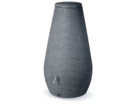 Arves Regenwassertonne Drop Hahn Silber 200 l