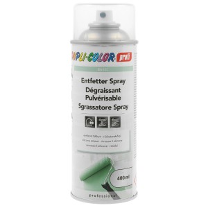 Dupli-Color dégraissant en spray, aérosol de 400 ml pour la préparation des surfaces.