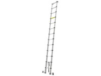 Technocraft Sicherheitsteleskopleiter Aluminium 13 Sprossen