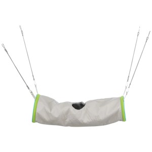 Tunnel coccola sospeso in cotone per ratti e furetti, Ø 20cm, design assortiti.