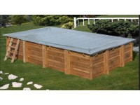 Poolcrew Winterabdeckplane für Gartenpool Maui