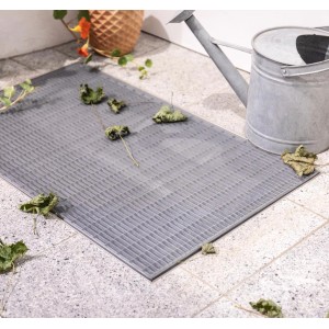 Copertura per pozzo luce Windhager 60x135 cm in acciaio inox, protegge da foglie e sporco.