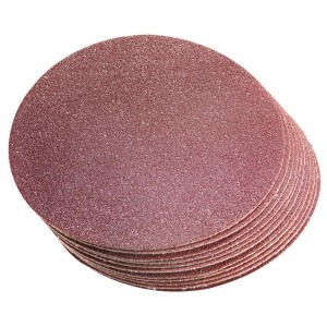 Dischi abrasivi Alduro per legno, grana 100, Ø 150 mm, set da 10 pezzi.