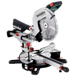 Scie à onglet Metabo KGS 305 M, 1600 W pour un travail du bois précis.