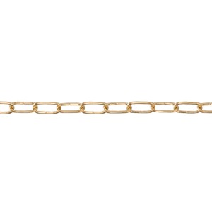 Conacord Ringkette aus Stahl, Ø 2 mm, Messingfarben, als Meterware.