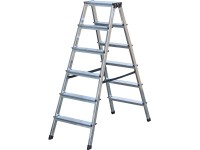 Krause Stufen-Doppel-Leiter Dopplo 2 x 6 Stufen