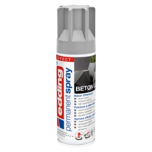 Edding Spray permanente 5200 effetto cemento, bomboletta da 200ml per vernici spray colorate.