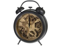 Uhr Cork Metall Schwarz (HxBxT) 33,5 x 26 x 8 cm