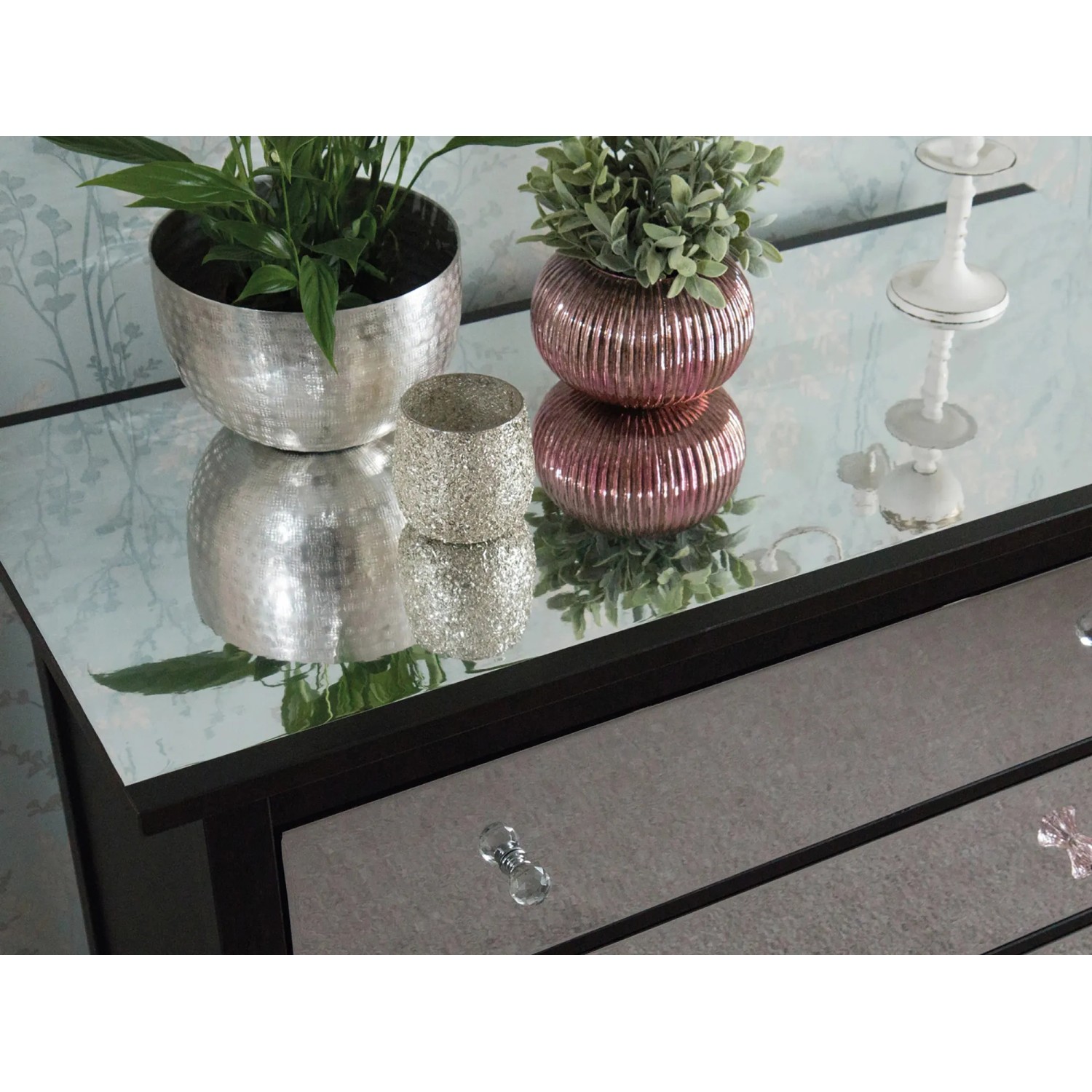 Pellicola Adesiva Effetto Specchio Argento 50cm X 4m – Per Vetri, Privacy E Stile, Facile Da Applicare
