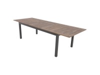 Doppler Ausziehtisch Expert Plus Wood Braun-Anthrazit Länge 150/210 x 90 cm