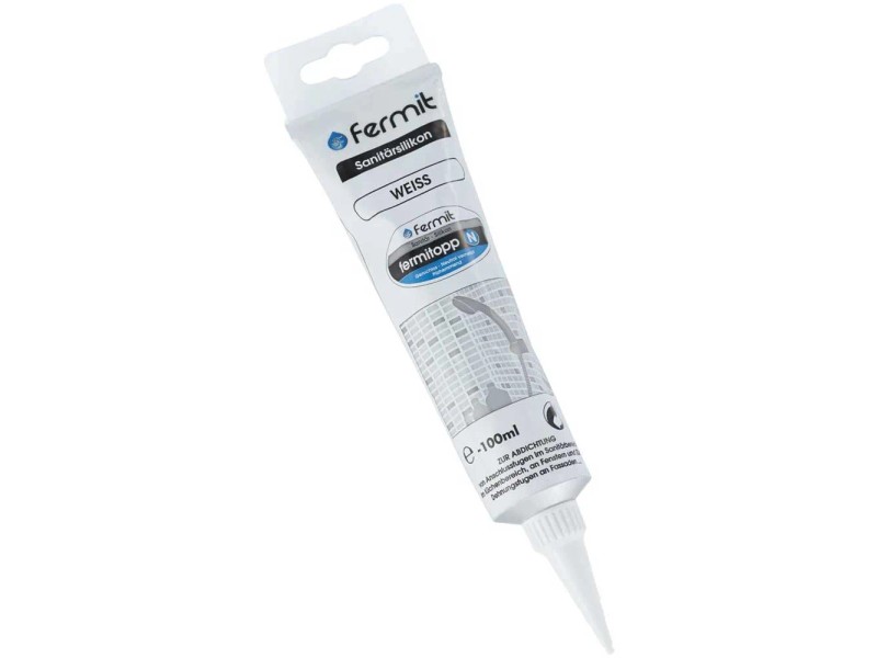 Fermit Silikon TOP N 100ml Transparent Abdichtung Sanitär 16062 Fermit Silikon TOP N 100ml Transparent Abdichtung Sanitär 16062