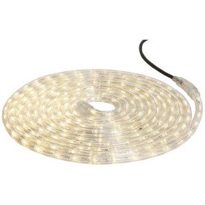 Star Trading LED Ropelight Flex, 6 m, blanc chaud, pour guirlandes lumineuses extérieures.
