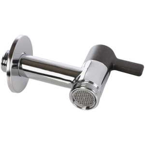 Robinet Gartec Aquajet Eco Single, noir, en laiton avec filtre Eco pour économiser l'eau.