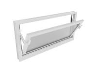 Roro Kellerfenster Kunststoff Weiss 80 x 40 cm