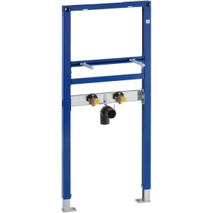 Geberit Duofix elemento di montaggio per lavabo, 112 cm, blu, per costruzione a secco.