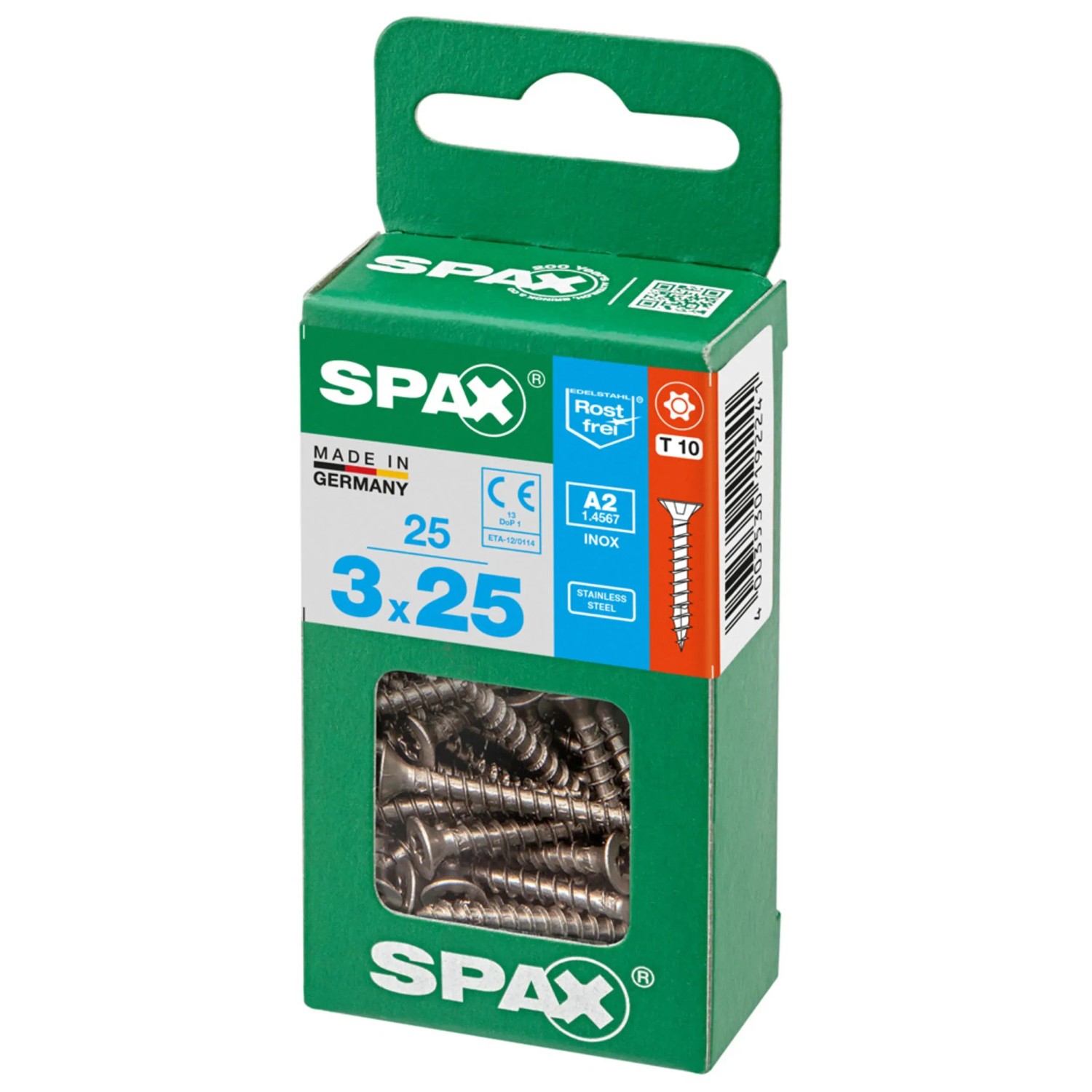 Lot De 10 Crochets à Visser Droits Avec Fente Et Chevilles - 4,5 X 40 Mm - Différentes Tailles