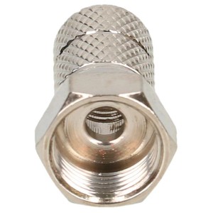 Schwaiger F-Stecker (2 Stk.) 6,5 mm zum Aufdrehen für Antennen-Kabel.