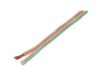 Lautsprecherkabel Transparent 2 x 2,5 mm² Länge 10 m