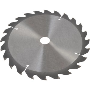 Lame de scie circulaire LUX-TOOLS HM, 180 mm, 24 dents, pour coupes de bois précises.