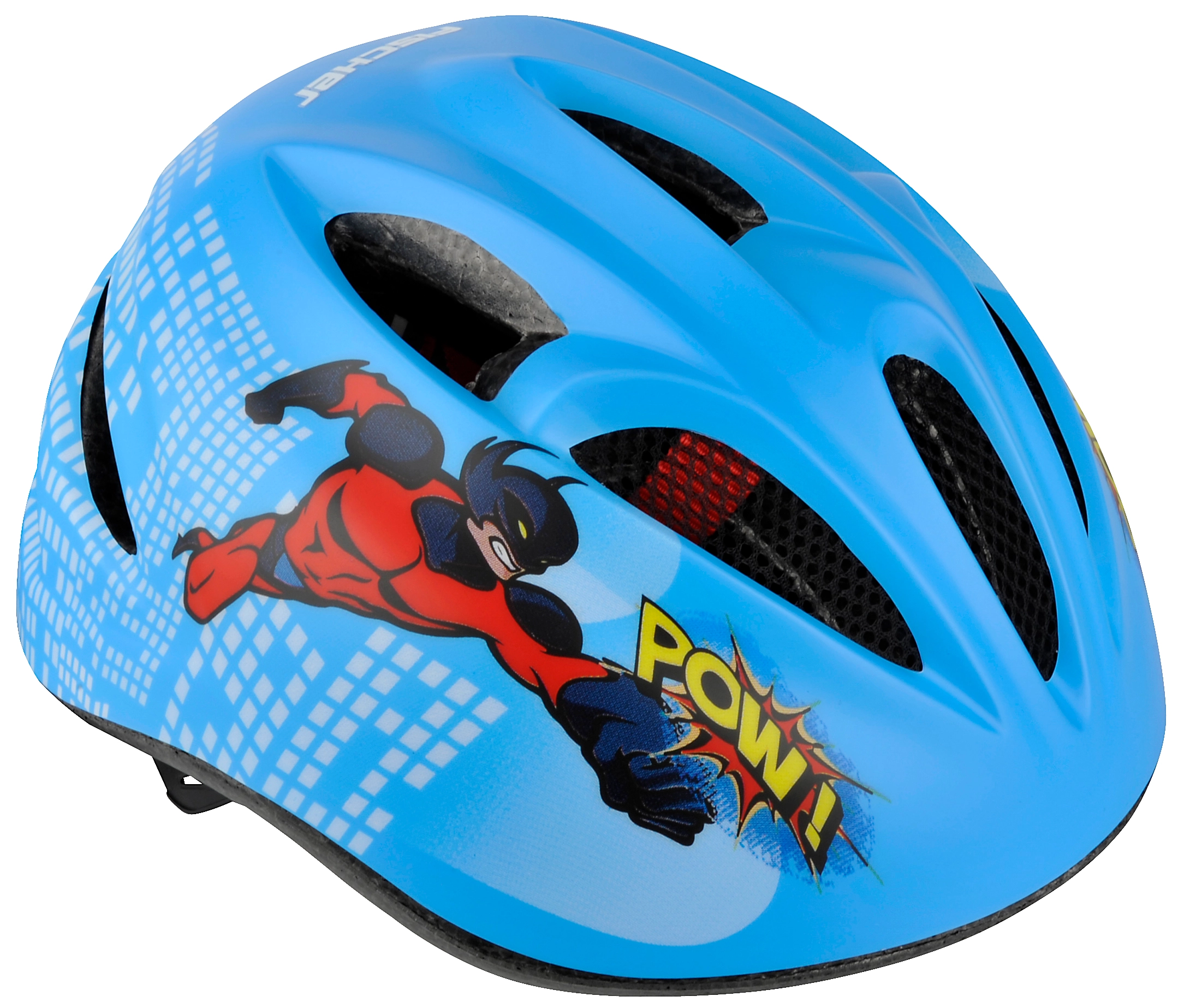 Gr. für bei kaufen Fahrrad-Helm OBI Motiv S/M Comic Fischer Kinder Blau